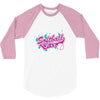 softball diva neon 3/4 Sleeve Shirt