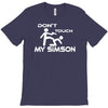 don't touch my simson  fun ddr motorrad tuning simi s51 50 fan T-Shirt