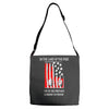 if the land of the free Adjustable Strap Totes