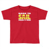 born to sail forced to work Toddler T-shirt