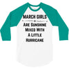 March Girls 3/4 Sleeve Shirt