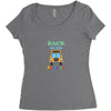 Back To The School Women's Triblend Scoop T-shirt