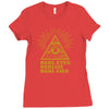 real eyes realize real lies Ladies Fitted T-Shirt