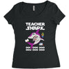 Teacher Shark Doo Women's Triblend Scoop T-shirt