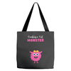 Creating a Lil Monster Baby Girl Tote Bags