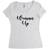 woman up Women's Triblend Scoop T-shirt