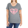 daimond Ladies Curvy T-Shirt