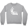 deer antler with buck forest Crewneck Sweatshirt