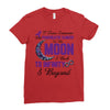 i love someone with pancreatic cancer to the moon &amp; back to infınıty Ladies Fitted T-Shirt
