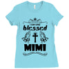 I Am One Blessed Mimi Ladies Fitted T-Shirt