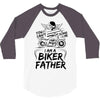 You Cant Scare Me I am Biker Father 3/4 Sleeve Shirt