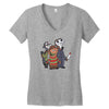 ded, dead, and deadly Women's V-Neck T-Shirt