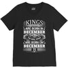 Real Kings Are Born On December 21 V-Neck Tee