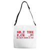 shut up Adjustable Strap Totes