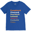 fall helvetica V-Neck Tee