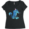 animal funny best Women's Triblend Scoop T-shirt