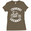 the walking dead tv show daryl dixon walker hunter zombies Ladies Fitted T-Shirt