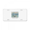 Claude Monet impression Sunrise License Plate