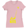 kite kitesurfen kiteboarden fun extremsport top Ladies Fitted T-Shirt