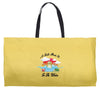 a turtle made it to the water Weekender Totes