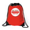 do not enter Drawstring Bags