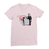 banksy bat Ladies Fitted T-Shirt