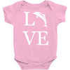 love dolphin Baby Onesie