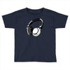 headphones black humor Toddler T-shirt