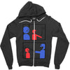 selfie smash Zipper Hoodie