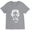 queen bee elizabeth 3d glasses V-Neck Tee