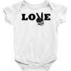 love peace Baby Onesie