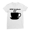 coffee snob Ladies Fitted T-Shirt