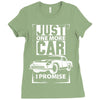 Just One More Car I Promise Ladies Fitted T-Shirt
