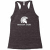 molon labe spartan rifle Racerback Tank