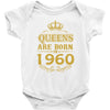 queens are born in 1960 Baby Bodysuit