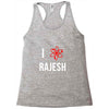 i heart rajesh Racerback Tank