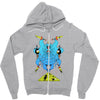 demon squid god Zipper Hoodie