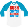 bush clinton large 3/4 Sleeve Shirt