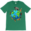 animal polygon around the planet T-Shirt