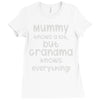 grandmas nannys Ladies Fitted T-Shirt
