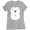 cute penguin Ladies Fitted T-Shirt