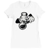 mickey frappe un bang Ladies Fitted T-Shirt