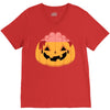 pumpkin brain V-Neck Tee
