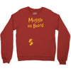 Muggle On Board Orange Crewneck Sweatshirt