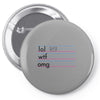 practice your texting Pin-back button