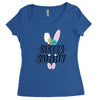 sister bunny Women's Triblend Scoop T-shirt