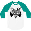 bat ornate 3/4 Sleeve Shirt