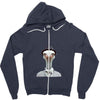 Deve kuşu 2 Zipper Hoodie