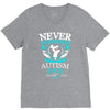 autism dad V-Neck Tee