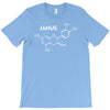 janus molecule funny retro tv utopia fashion science series T-Shirt